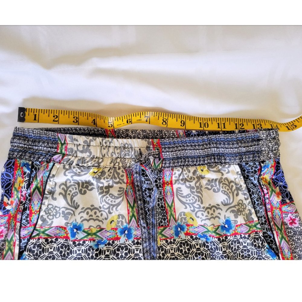 Johnny Was Kichica Divine Resort Pants Silk Beach Floral Paisley Blocked XS - Picture 6 of 14